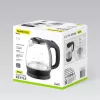 Elektrischer Glas-Wasserkocher Maestro MR-063-Schwarz, 2200 W, Glaskörper, kabellose Basis