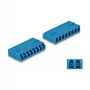 DeLOCK Glasfaserkoppler HD LC Octuplex Buchse auf LC Octuplex Buchse blau