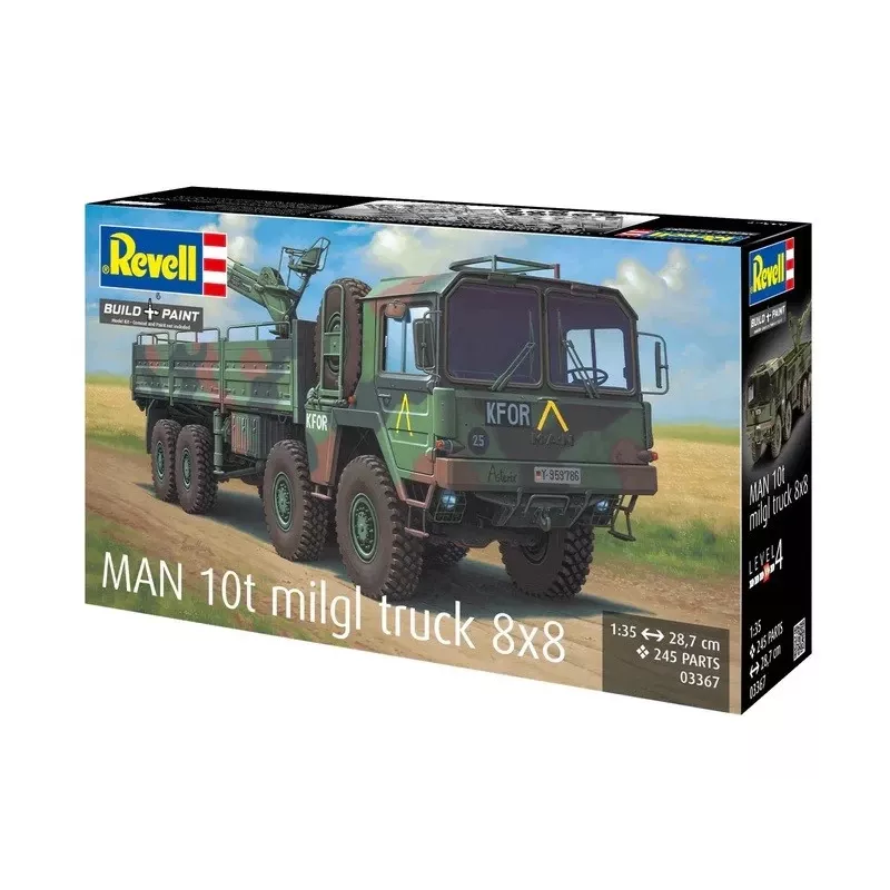 Kunststoffmodellbausatz REVELL Man 10T Milgl 8x8 LKW Maßstab 1/35