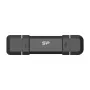 Silicon Power DS72 USB-Flash-Laufwerk 250 GB USB Type-A / USB Type-C 3.2 Gen 2 (3.1 Gen 2) Schwarz