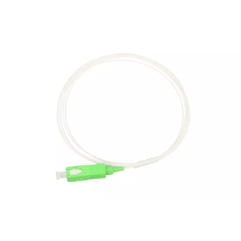 Pigtail SC/APC Singlemode Extralink G.657.A1 900µm FTTH 1,5m, Easy Strip, weiß