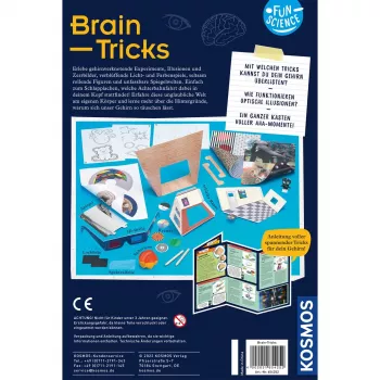 Kosmos Fun Science Brain Tricks, Experimentierkasten, Elektrizität, 8 Jahr(e), Mehrfarbig