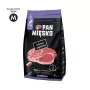 Trockenfutter für Hunde Pan Miesko Kalb mit Lamm Senior Crunchy M 9 kg — Vollnahrung für ältere mittelgroße Hunde, 23 % Protein, 15 % Fett