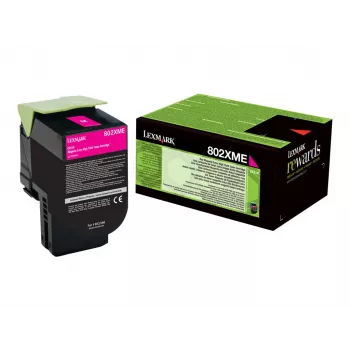 Toner Lexmark Cartridge 802XME Magenta 3000 Seiten