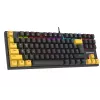 Tracer HORNET 87 Tastatur Maus inklusive Gaming USB QWERTY Englisch Schwarz, Gelb