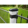 GB128 LED-Solarleuchte für Zaunpfosten und Garten, Schwarz - Grün Blue