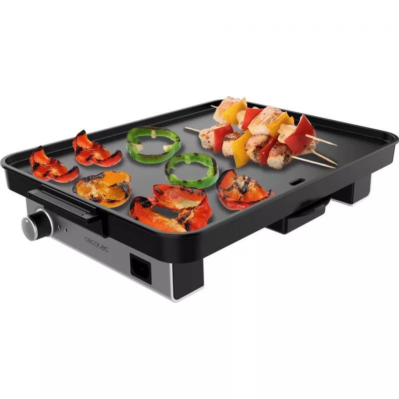 Tischgrill Magnet 1800, Elektrische Grillplatte schwarz/Silber, 1.800 Watt