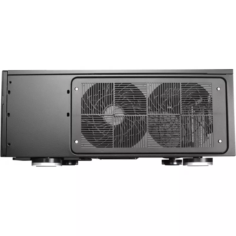 SilverStone Grandia GD08 - Desktop - SSI EEB - ohne Netzteil - Schwarz - USB/Audio