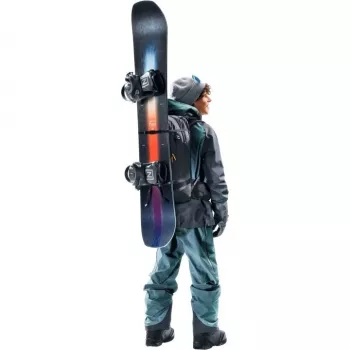 Rucksack DEUTER Freerider Pro 34+ — technischer Freeride-Skitourenrucksack, 34 L, schwarz, Helmhalterung, Hüftgurt