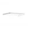 Wandmontiertes Regal Leifheit Telegant 30 Protect Weiß, Breite 720 mm, Tiefe 370 mm, 3 m Leine