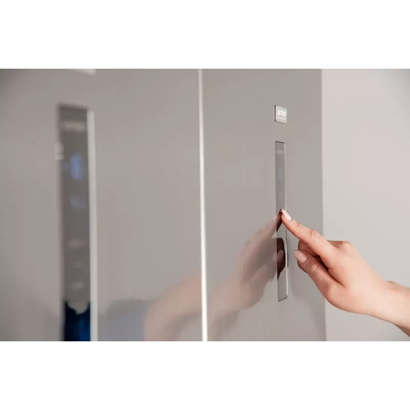 Freistehender Kühlschrank MPM MPM-387-CJF-22, 359 L No Frost, Edelstahl, 1850×600×700 mm