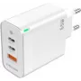 PEDEA Fast Charger „Triple“ 65W GaN USB-C PD USB-A Weiß - Netzteil - USB Typ C