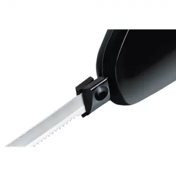 Elektromesser Rommelsbacher EM 150 120 W – Edelstahlklingen, nutzbare Klingenlänge 15 cm, schwarz
