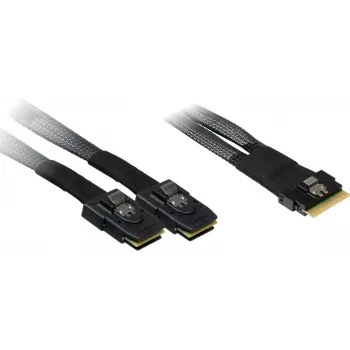 SAS-Kabel Inter-Tech 88885641 Schwarz Hochwertige Datenübertragung