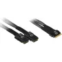 SAS-Kabel Inter-Tech 88885641 Schwarz Hochwertige Datenübertragung