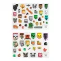 Paladone Minecraft Puffy Gadget Decals PP13218MCF — dekorative Puffy-Aufkleber für Geräte