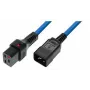 Netzkabel MicroConnect PC1376, 3 m, C19-Kupplung auf C20-Kupplung, H05VV-F, 250 V 10 A