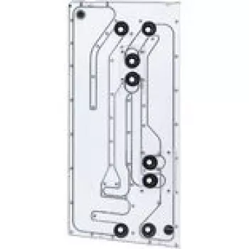 Distroplate mit EZ-Fittings PHANTEKS Glacier