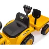 CAT Fahrzeug Traktor mit Anhänger gelb zum Aufsitzen