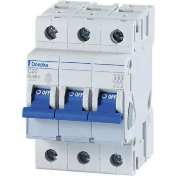 DOEPKE Leitungsschutzschalter C32A DLS-6H-C32-3-6-KA 6kA 3-polig 400V C-Charakteristik DLS-6H-C32-3-6-KA (09914296)