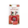 Sbox USB->Micro USB 90 M/M 1,5m USB-MICRO-90R erdbeerrot