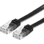 VALUE - Netzwerkkabel - RJ-45 (M) zu RJ-45 (M) - 1,5 m - UTP - CAT 6 - vergossen, flach - Schwarz (21.99.0964)