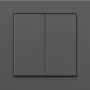 Kabelloser Lichtschalter Senic Friends of Hue Anthrazit 81x81x17 mm