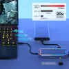 USB hub Unitek uHUB S7+ — kabelgebundener USB 3.2 Gen 2 Type-C, 100 W PD, Gigabit Ethernet, 4K-Unterstützung, Space Grau