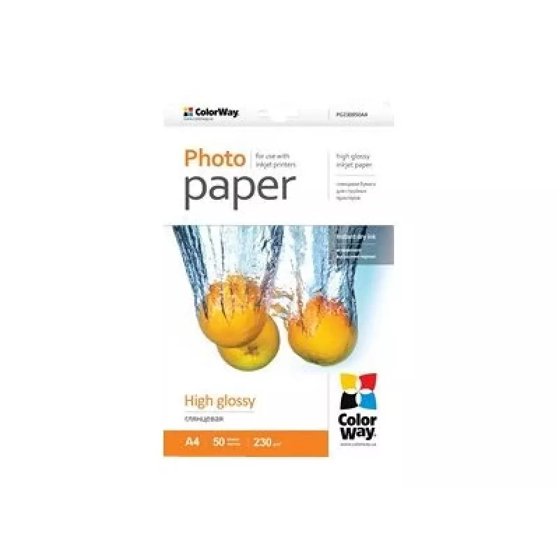 Fotopapier A4 ColorWay PG230050A4, 230 g/m², 50 Blatt