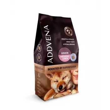 ADDVENA Boosted by superfoods Junior Medium/Large Beef - Trockenfutter - 10kg