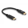 DeLOCK USB Type-C Ladekabel 15 cm PD 5 A mit E-Marker