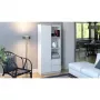 Bücherregal fürs Büro Top e Shop RS-80 BILY BIEL, weiße Spanplatte, 7 Regalböden, 800×350×1800 mm