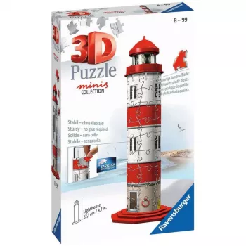Puzzle 54 Elemente 3D Mini Leuchtturm
