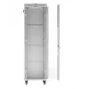 Freistehendes Rack LANBERG FF01-6842-12SL 42U, 600×800 mm, 2121 mm Höhe, 1200 kg Kapazität, IP20, grau