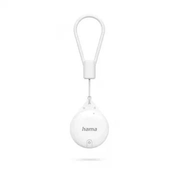 HAMA Item Finder 00185815 Bluetooth für Apple Wo ist? App, weiß — Tracker zum Auffinden persönlicher Gegenstände