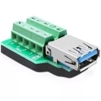 Kabel-Adapter DeLOCK 65370 USB 3.0-A 10p Schwarz Grün Silber