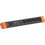 Bachmann CONNECTUS 6xCEE7/3 1xGVS 1x Schalter 2,0 m CEE7/7 Sw/Or (BM005915)