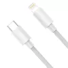Baseus Simple Wisdom Datenkabel-Kit USB-C auf Lightning PD 20W (2 Stück/Set) 1,5m Weiß