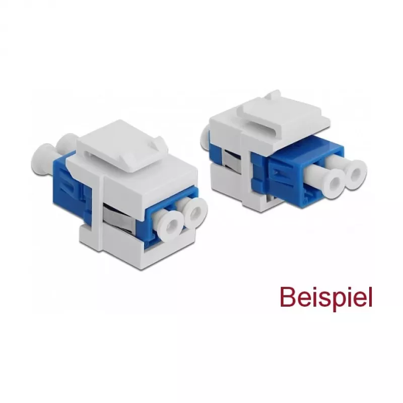 Keystone-Abdeckung DeLOCK 86807 weiß für Glasfaserkoppler 10 Stück
