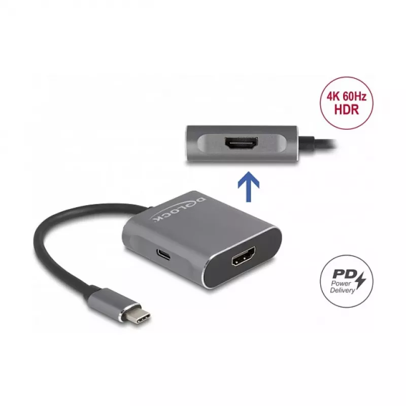 DeLOCK USB Type-C Splitter DP Alt Mode auf 2 x HDMI MST 3840x2160