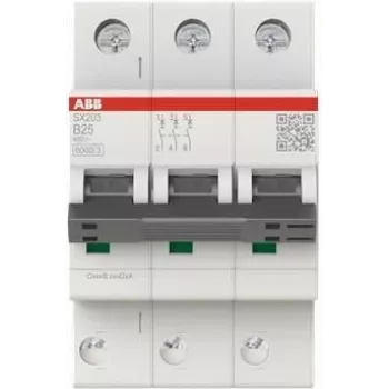 ABB Leitungsschutzschalter SX203-B25 Flexline B-Char.6kA 25A 3P (2CDS253003R0255)