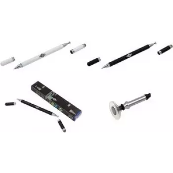 3-in-1 Stylus WEDO 261 7001 schwarz — Touchpen, Kugelschreiber, Disc-Tip