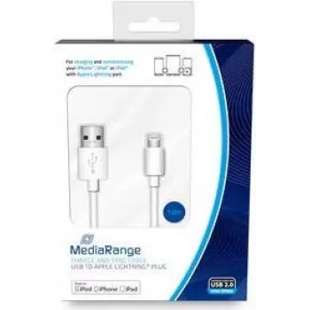 Lightning-Kabel MediaRange MRCS178 1m Weiß