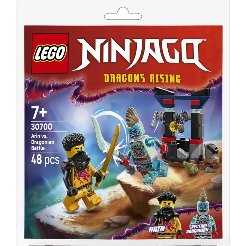 Konstruktionsspielzeug LEGO-Set 30700 Arins Kampf mit dem Drachenmann Polybag (Miniset)