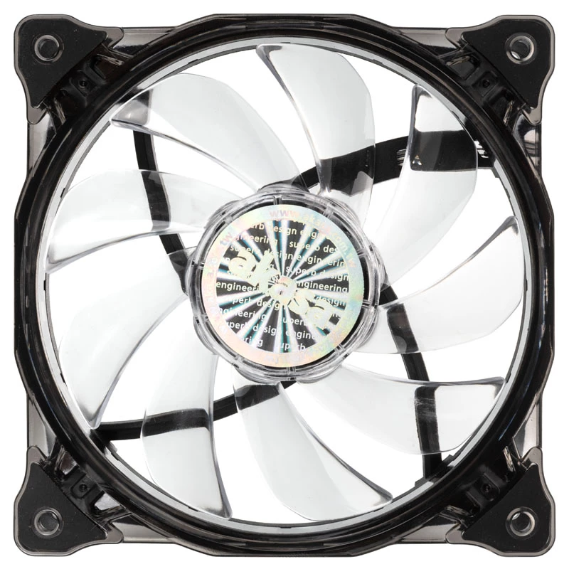 Fan Akasa Vegas X7 Computer case Schwarz Transparent