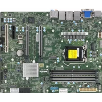 Super Micro SUPERMICRO X12SCA-F - Motherboard - ATX - LGA1200-Sockel - W480-Chipsatz - USB-C Gen2, USB 3,2 Gen 1, USB 3,2 Gen 2 - Gigabit-LAN, 2,5-Gigabit-LAN - Onboard-Grafik - H