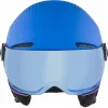 Helm ALPINA ZUPO VISOR QLite — Kinder-Skihelm, Hartschale, 54–58 cm, integriertes Visier, Run System Ergo Snow