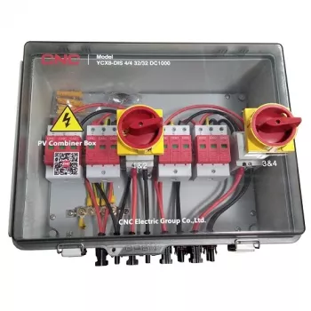 PV-Combiner-Box HiSmart NV822317 DC 4in-4out IP66