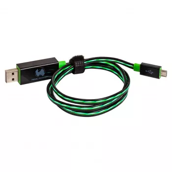 USB-Kabel RealPower A/Micro-USB B 0,75 m