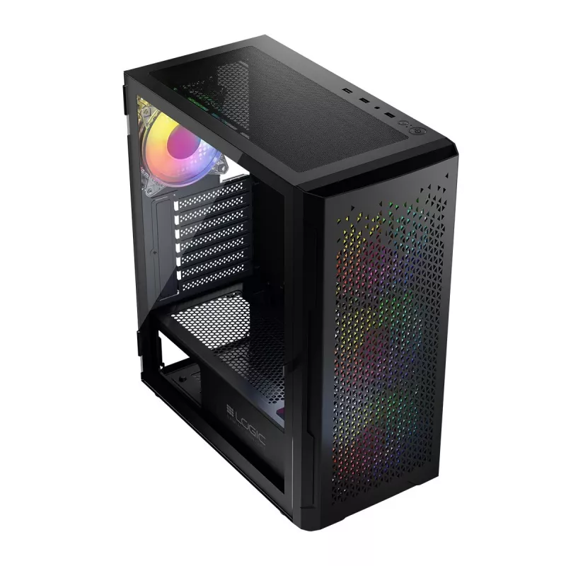 Logic ARAMIS ARGB MINIDI USB 3.0 Gehäuse Schwarz